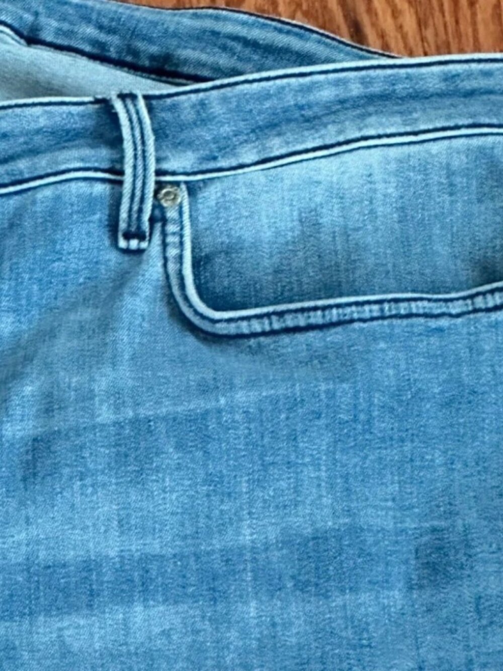 NYDJ Curve 360 Straight Ankle Slit Cropped Jeans Women's Size 24 - Picture 3 of 11